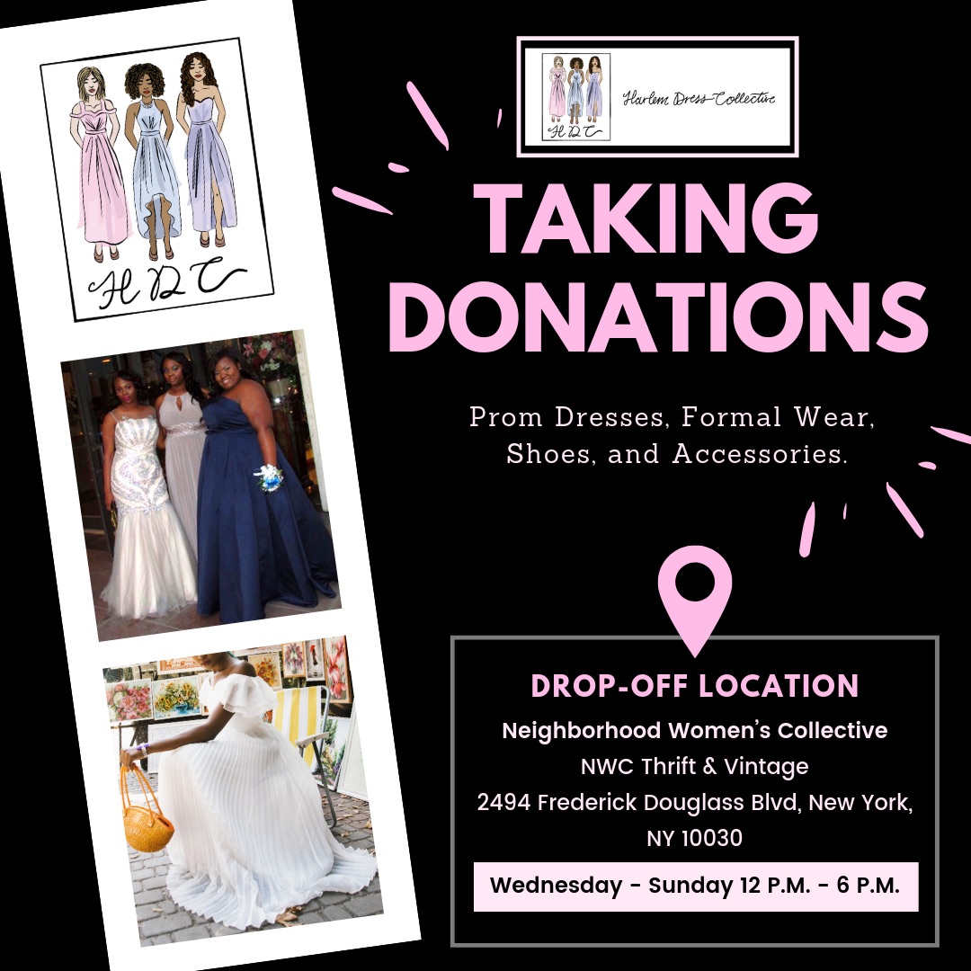 Harlem Nonprofit Collecting Prom Dress Donations Neighborhood Women's Collective Inc. Thrift