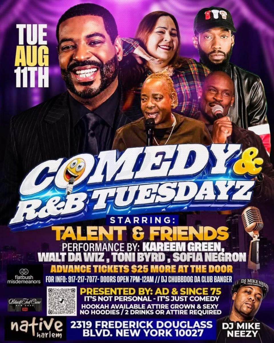 Comedy & R&B Tuesdayz