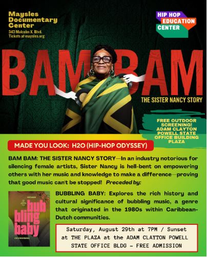 Film Screening: Bam Bam: The Sister Nancy Story