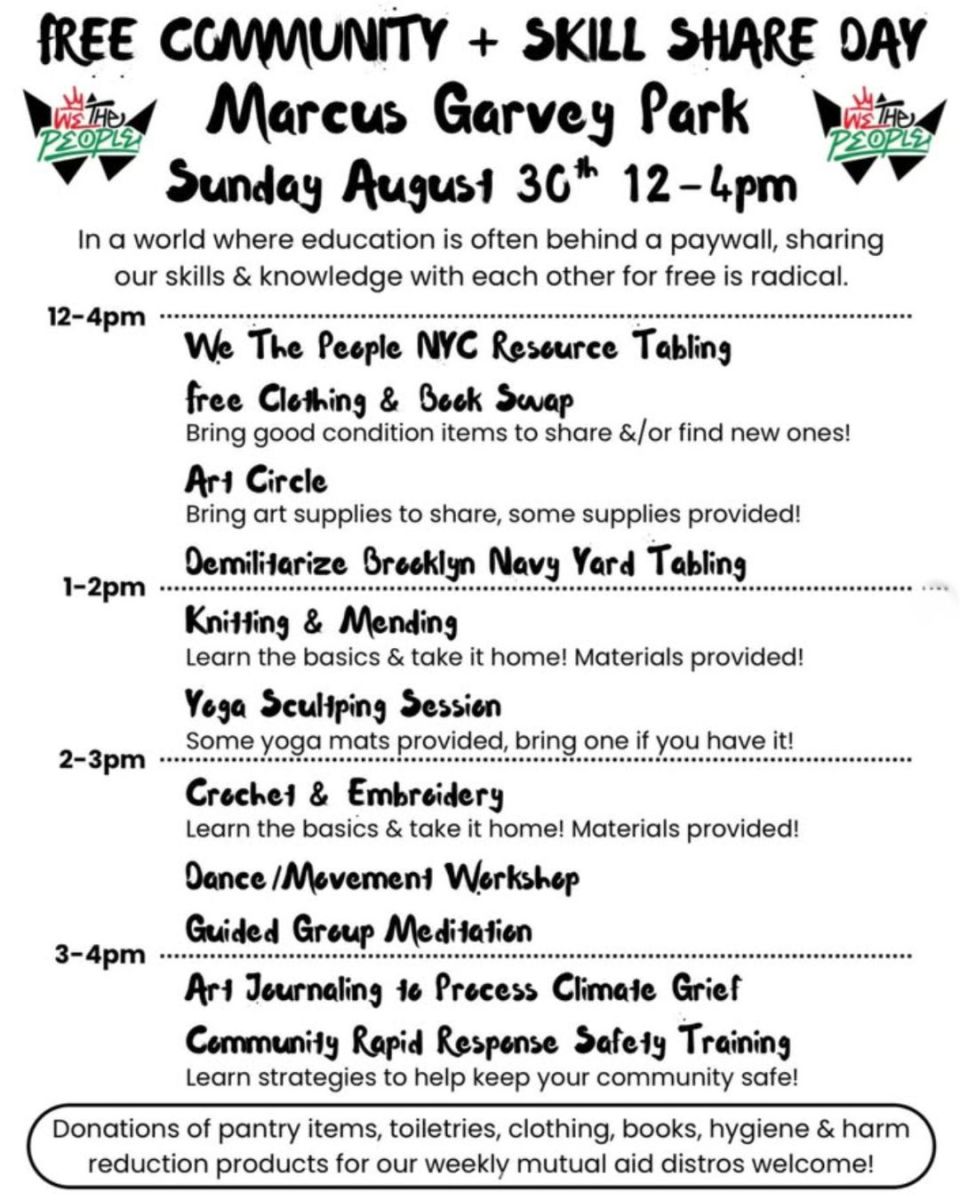 Free Community + Skill Share Day