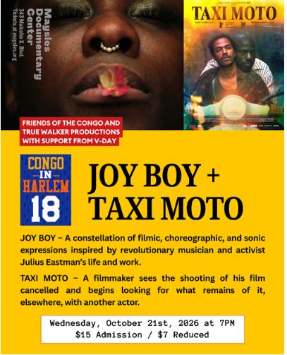 Congo in Harlem 18: Joy Boy + Taxi Moto
