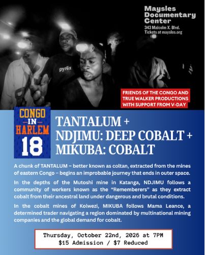 Congo in Harlem 18 Shorts: Tantalum +Ndjimu: Deep Cobalt +Mikuba: Cobalt